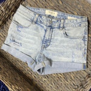 Denim shorts